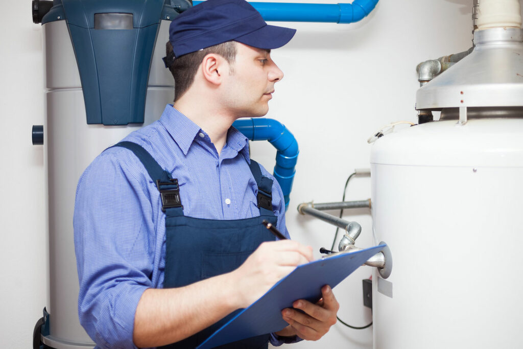 Plumbing services team